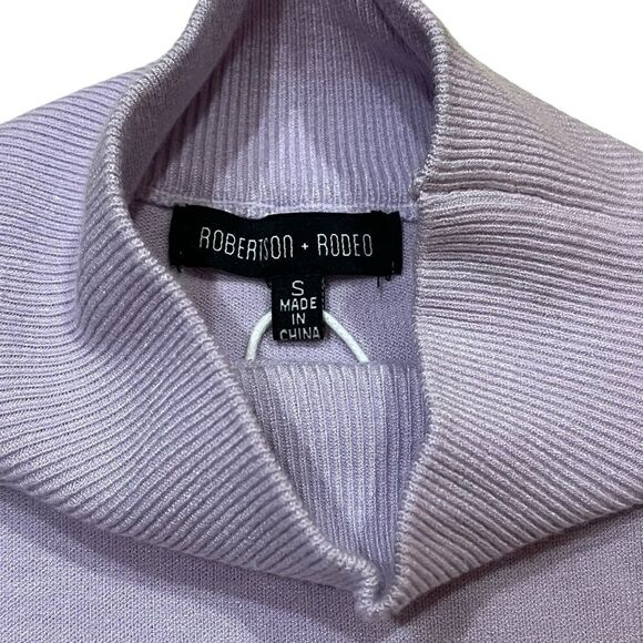 Lavender Turtleneck Sweater - Picture 6 of 16